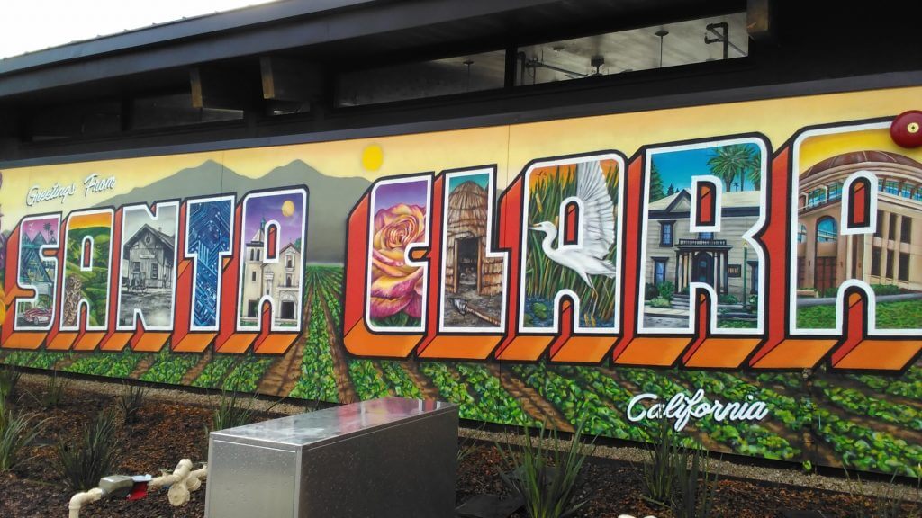 Agrihood Mural: Greetings from Santa Clara