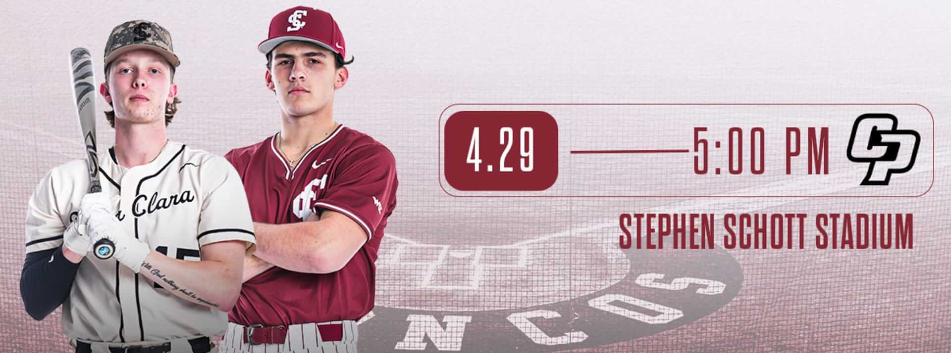 Santa Clara Baseball vs Cal Poly