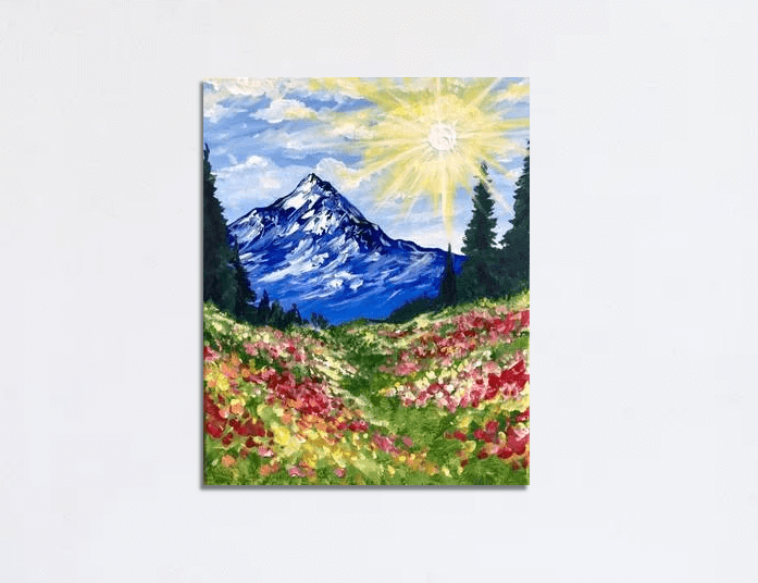 Paint Nite: Mountain Sunshine