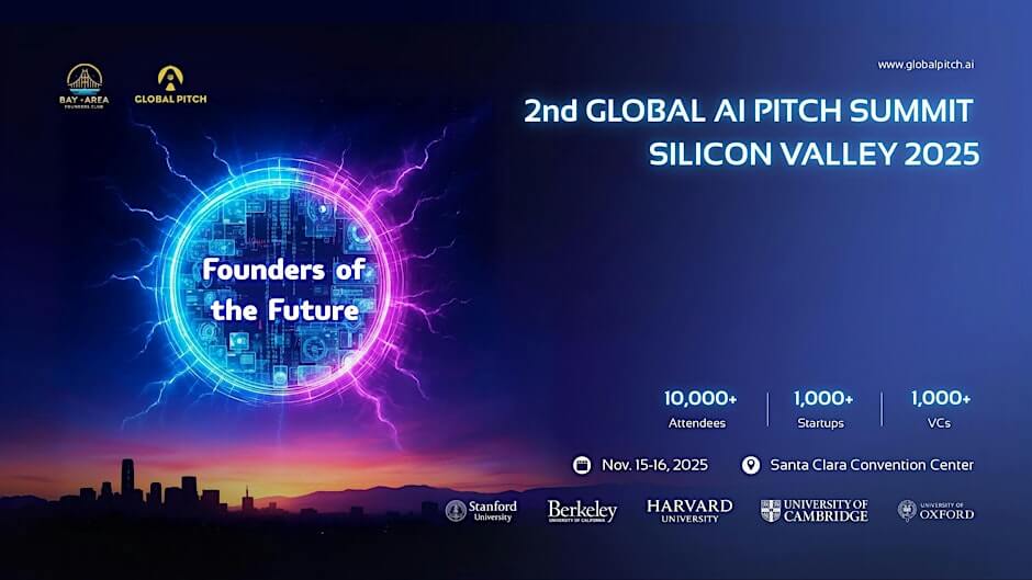 Eventos 2nd Global AI Pitch Summit Silicon Valley 2025: Founders of the Future