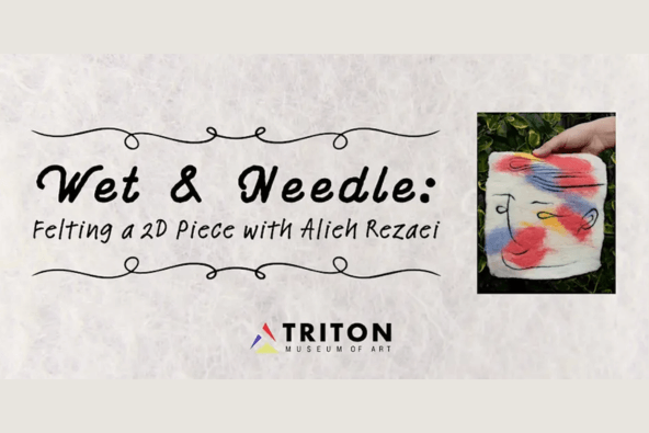 Wet & Needle: Felting a 2D Piece with Alieh Rezaei