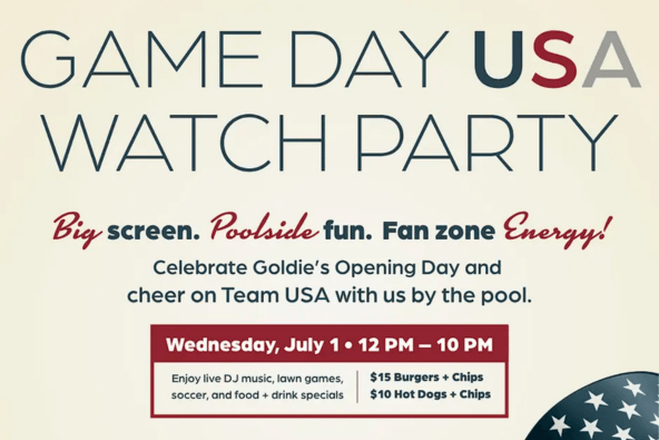 Team USA Poolside Watch Party Near Levi's Stadium