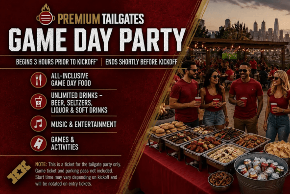 Premium Tailgate Party: San Francisco 49ers vs. Seattle Seahawks