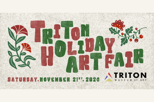 Triton Holiday Art Fair 2026 A poster for the Triton Holiday Art Fair on Saturday, November 21st, 2026 in Santa Clara, California.