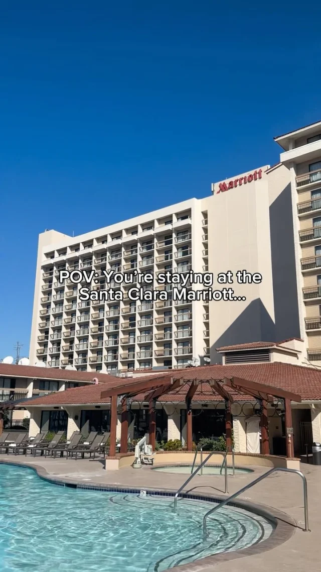 Your next staycation awaits! 😎🌴✨ Stay, sip, and soak it all in at @santaclaramarriott! From comfy rooms, great food, to craft cocktails, a stunning pool, and a top-notch team ready to welcome you—your perfect stay awaits. 🍽️😋🍹🙌Visit @santaclaramarriott’s IG to book your stay!#SantaClara #DiscoverSantaClara #StayinSantaClara #HotelGoals #Marriott #SiliconValley #StayCation #HotelLifestyle
