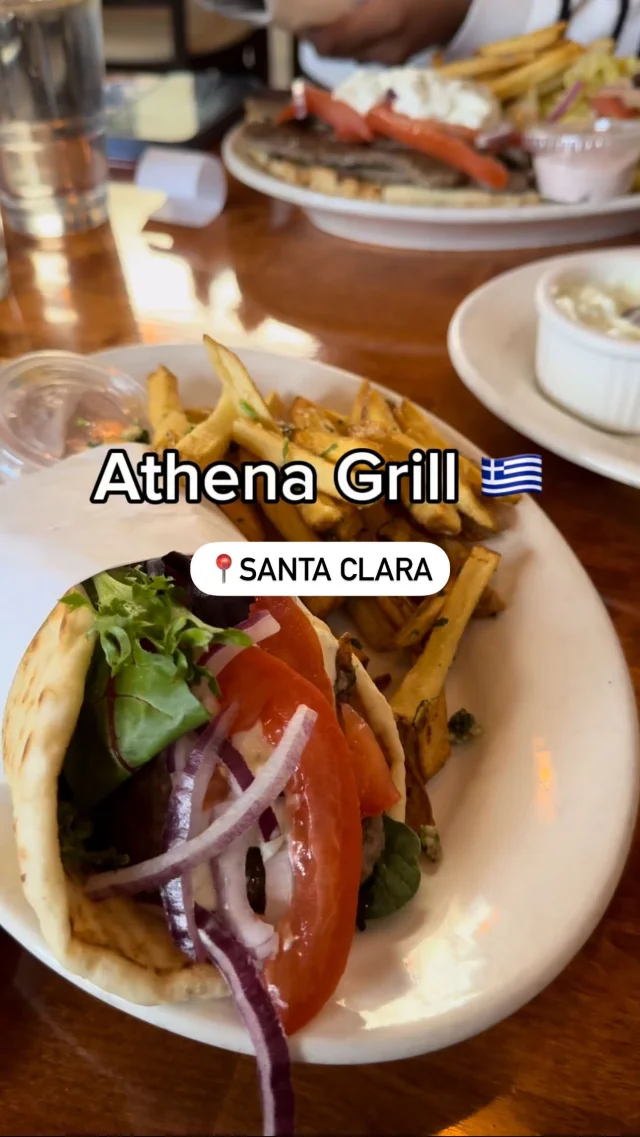Craving a taste of Greece but you don’t want to hop on flight? ✈️ 🇬🇷Get authentic Greek flavors right in the heart of Santa Clara, @theathenagrill is serving up bold Mediterranean bites that hit every craving.Whether you’re getting a spreads & dips sampler, a gyro plate, or a fresh Greek salad, there’s something for everyone—and yes, they’ve got halal options too! 🙌Tag your foodie friends below and get ready to dig in!📍 1505 Space Park Dr, Santa Clara, CA 95054#DiscoverSantaClara #SantaClaraEats #GreekFood #BayAreaBites #AthenaGrill