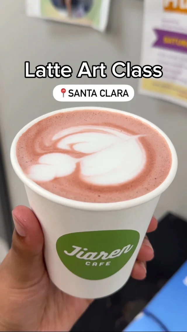 Be your own barista at the @jiarencafe latte art class! ☕️🎨Master the basics of the perfect pour as you create latte art fit for a cafe. You’ll be under the professional guidance of Jaden, the owner of Jiaren Cafe, as you pour your designs. Plus, class attendees receive 20% off a drink from the cafe! 🍵📍 1171 Homestead Rd # 140b, Santa Clara, CA 95050Sign up for the next latte art class and other community events at jiarencafe.com! #santaclara #siliconvalley #bayareathingstodo #bayareaactivities #bayarea #discoversantaclara